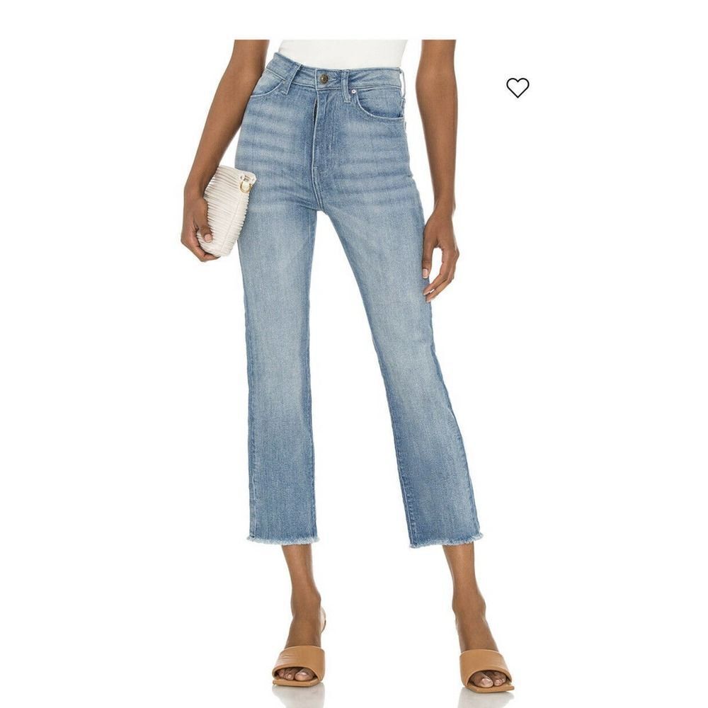 Show Me Your Mumu Cropped Manhattan Skinnies High Rise Boyfriend Jeans Size 28